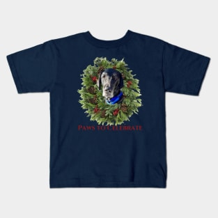 Paws to Celebrate Black Lab Kids T-Shirt